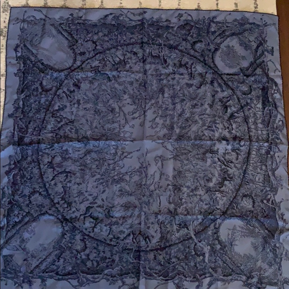 Hermes 36” silk scarf